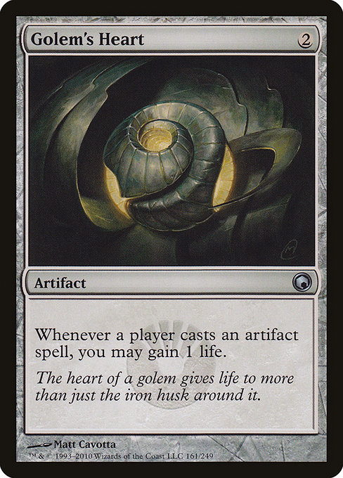 Golem's Heart - Scars of Mirrodin Uncommon Card