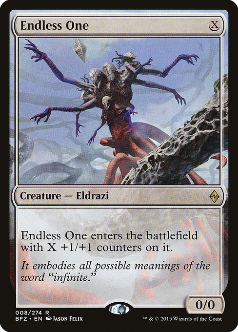 Endless One - Battle for Zendikar Rare Card