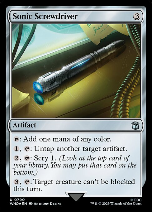 Sonic Screwdriver - Doctor Who Uncommon Card