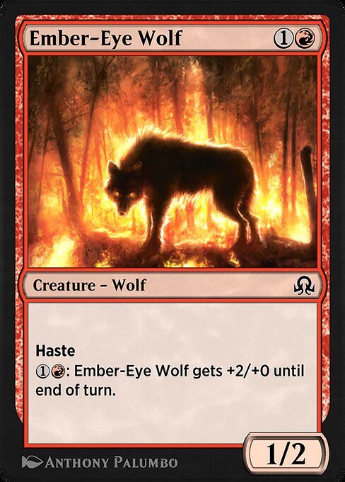 Ember-Eye Wolf - Shadows over Innistrad Remastered Common Card