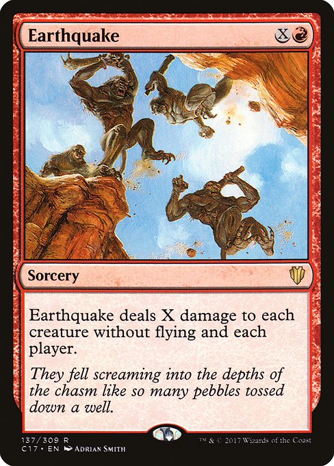 Earthquake - Commander 2017 Rare Card
