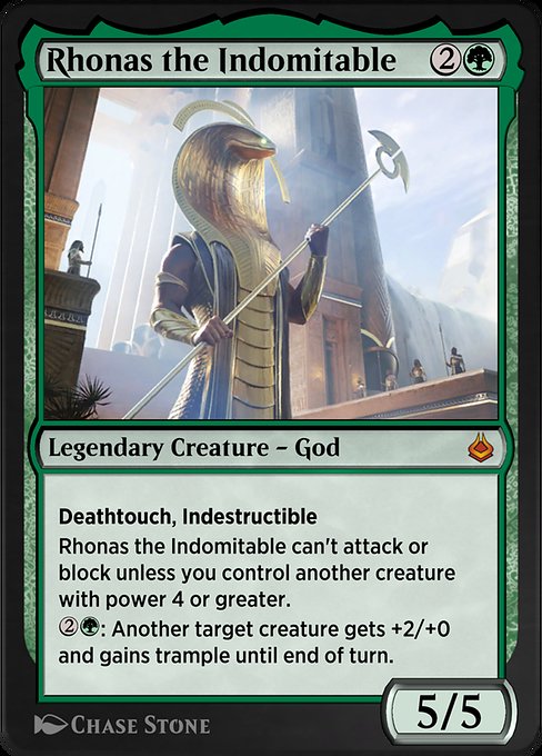 Rhonas the Indomitable - Amonkhet Remastered Mythic Card