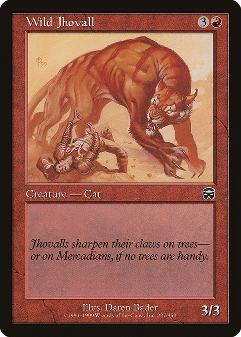 Wild Jhovall - Mercadian Masques Common Card