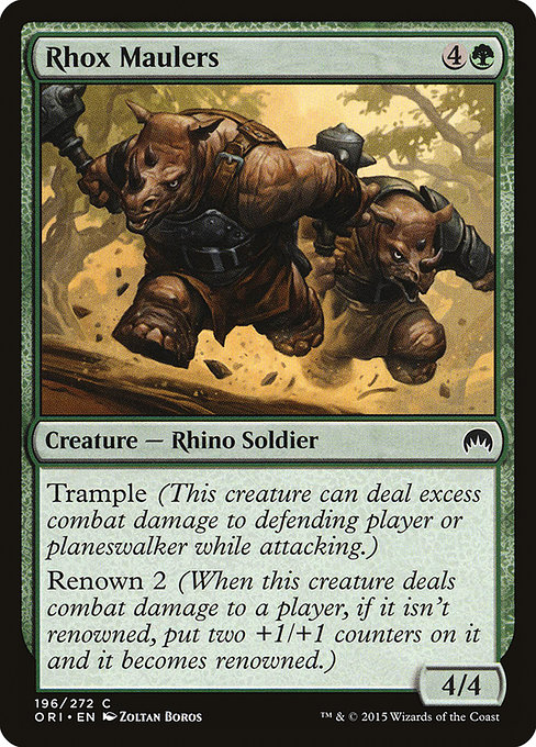 Rhox Maulers - Magic Origins Common Card