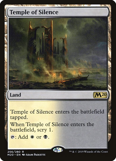 Temple of Silence - Core Set 2020 Rare Card