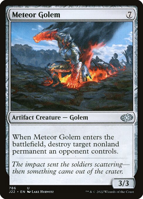 Meteor Golem - Jumpstart 2022 Uncommon Card