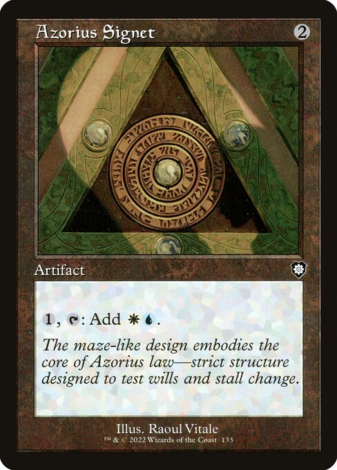 Azorius Signet - The Brothers' War Commander Common Card