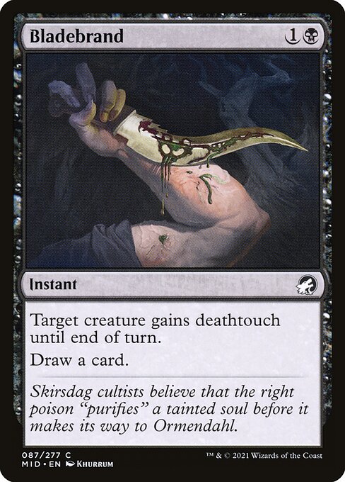 Bladebrand - Innistrad: Midnight Hunt Common Card
