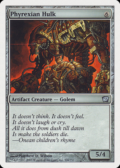 Phyrexian Hulk - Ninth Edition Uncommon Card