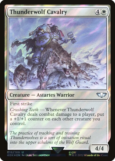Thunderwolf Cavalry - Warhammer 40,000 Commander Uncommon Card
