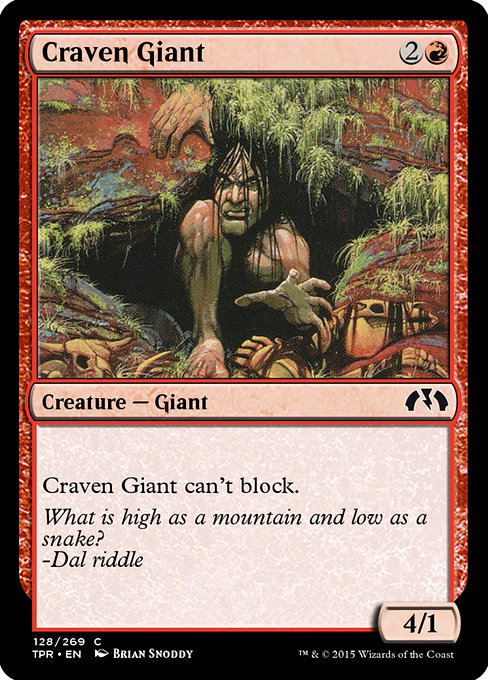 Craven Giant - Tempest Remastered Common Card