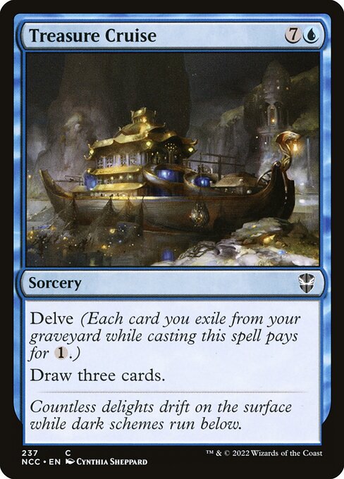 Treasure Cruise - New Capenna Commander Common Card