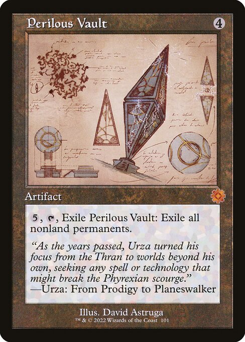 Perilous Vault - The Brothers' War Retro Artifacts Mythic Card