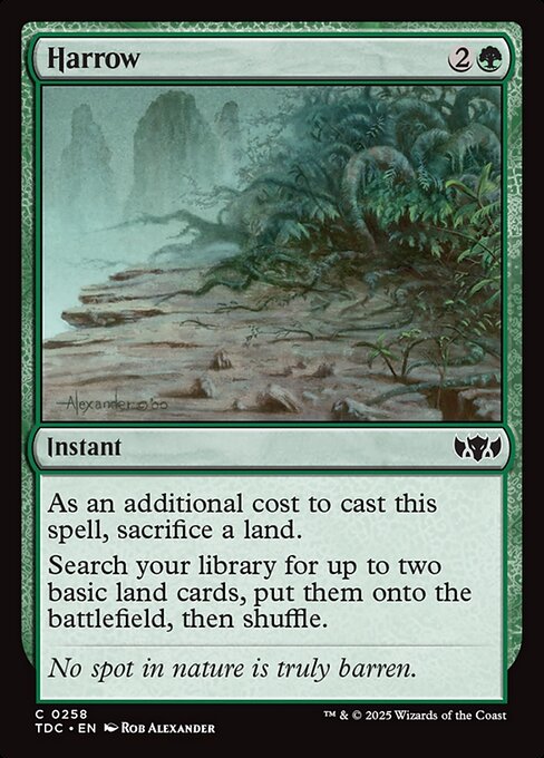 Harrow - Tarkir: Dragonstorm Commander Common Card