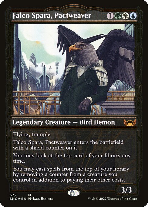 Falco Spara, Pactweaver - Streets of New Capenna Mythic Card