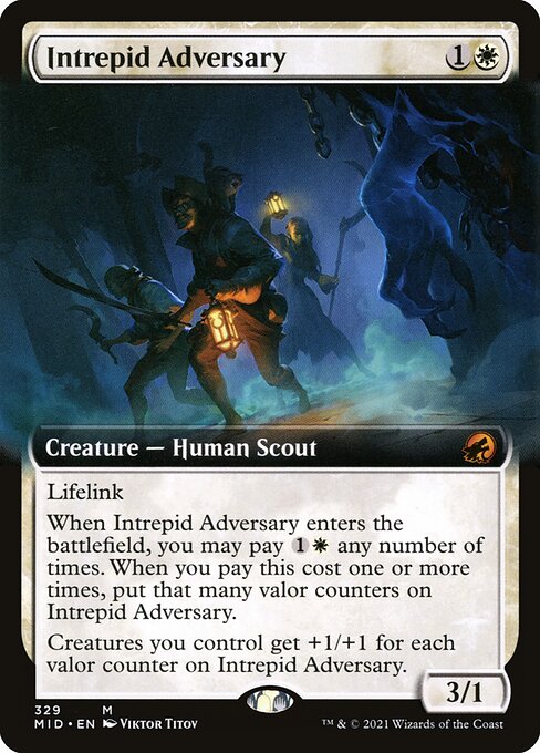Intrepid Adversary - Innistrad: Midnight Hunt Mythic Card