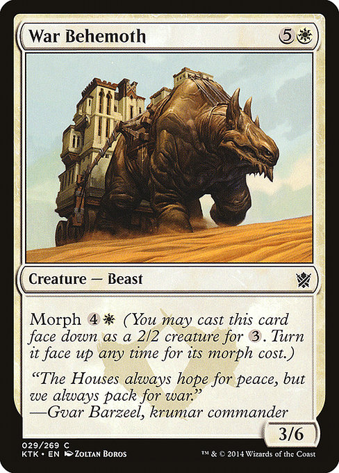 War Behemoth - Khans of Tarkir Common Card