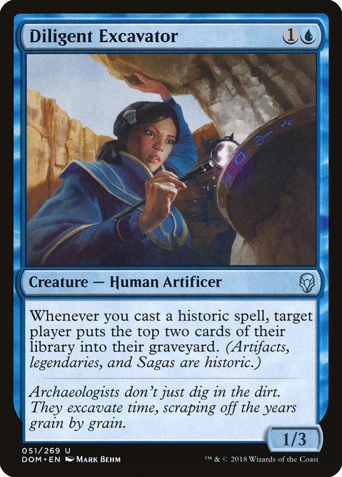 Diligent Excavator - Dominaria Uncommon Card