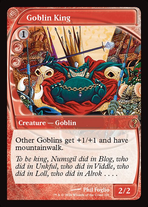 Goblin King - Mystery Booster 2 Rare Card