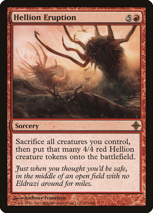 Hellion Eruption - Rise of the Eldrazi Rare Card