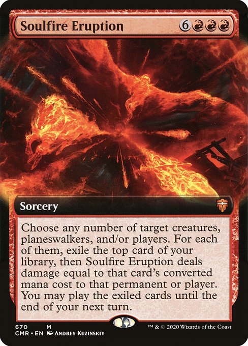 Soulfire Eruption - Commander Legends Mythic Card