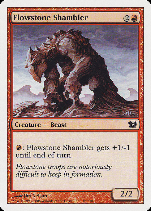 Flowstone Shambler - Ninth Edition Common Card