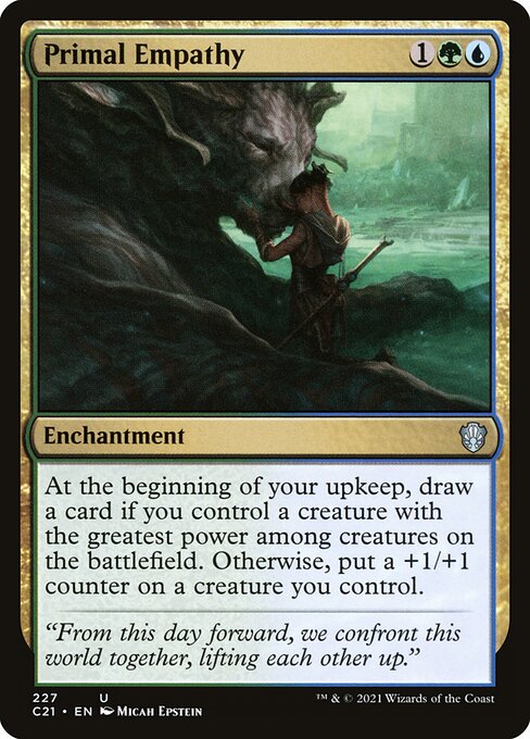 Primal Empathy - Commander 2021 Uncommon Card
