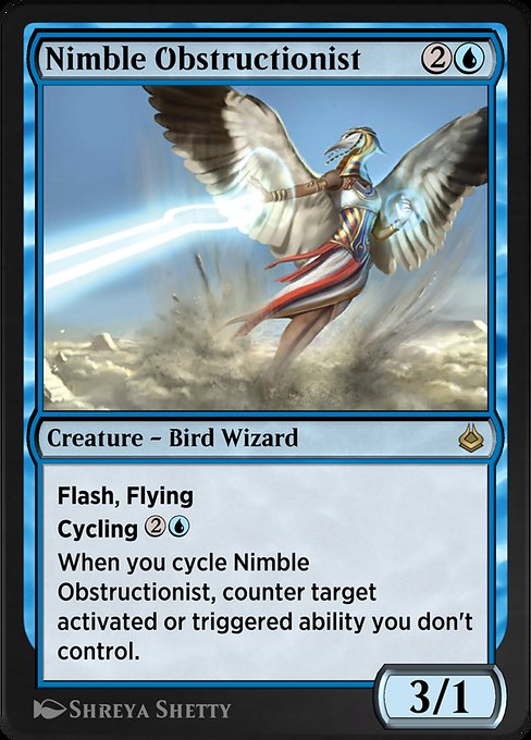 Nimble Obstructionist - Amonkhet Remastered Rare Card