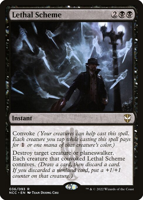 Lethal Scheme - New Capenna Commander Rare Card