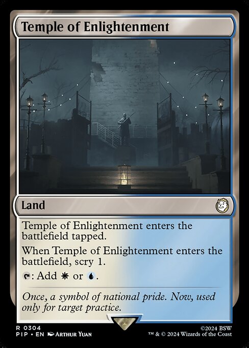 Temple of Enlightenment - Fallout Rare Card