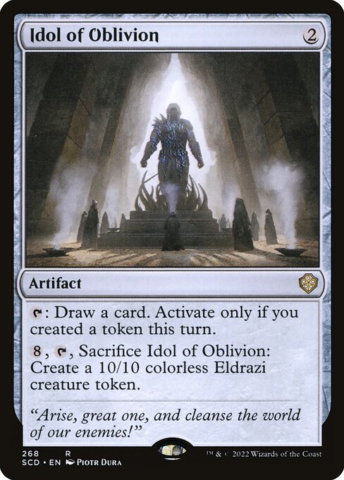 Idol of Oblivion - Starter Commander Decks Rare Card