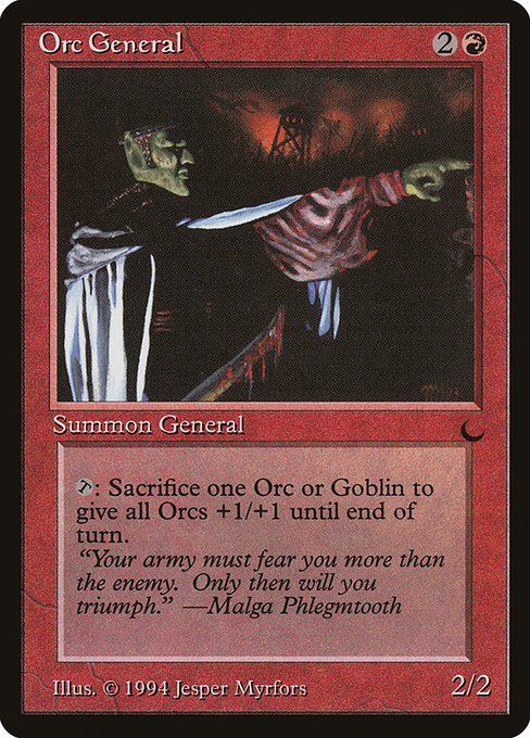 Orc General - The Dark Uncommon Card