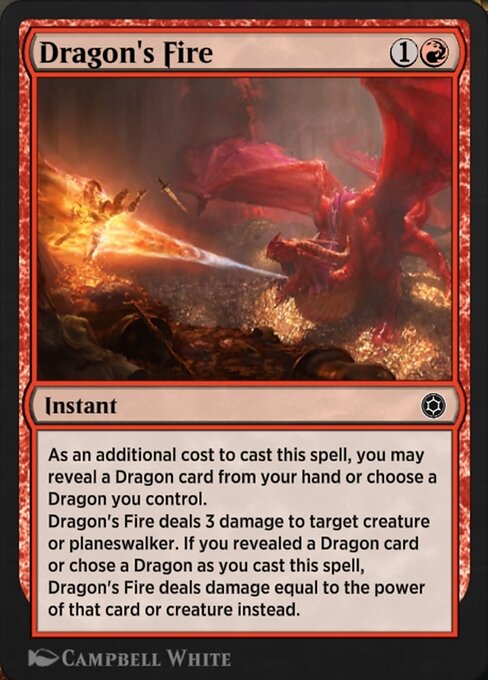 Dragon's Fire - Alchemy Horizons: Baldur's Gate Common Card