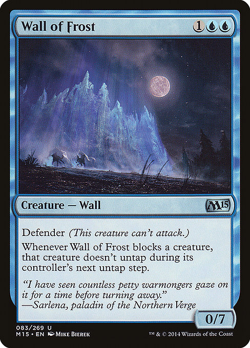 Wall of Frost - Magic 2015 Uncommon Card