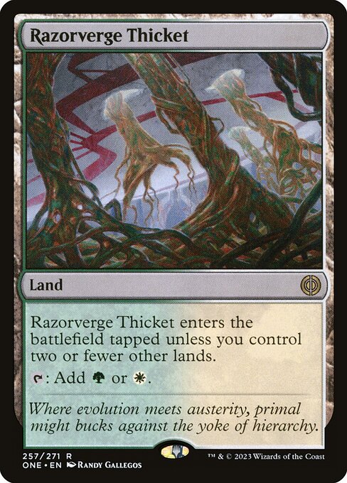 Razorverge Thicket - Phyrexia: All Will Be One Rare Card