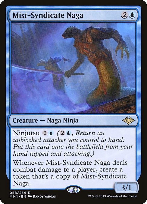 Mist-Syndicate Naga - Modern Horizons Rare Card