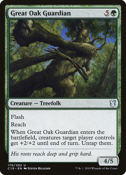 Great Oak Guardian - Commander 2019 Uncommon Card