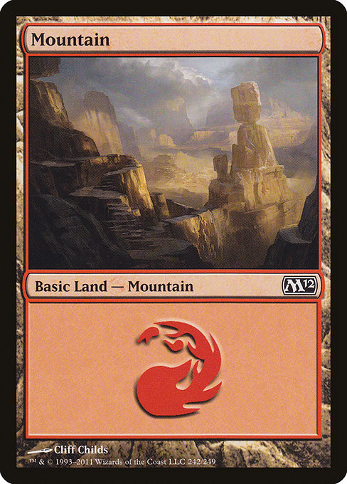 Mountain - Magic 2012 Common Card
