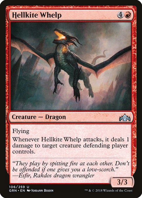 Hellkite Whelp - Guilds of Ravnica Uncommon Card