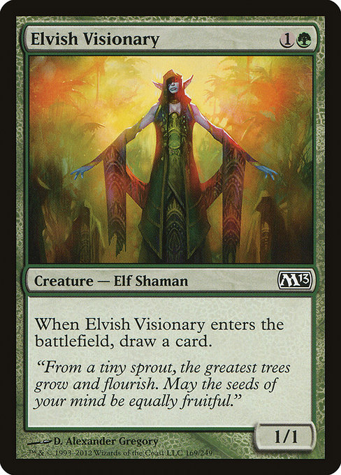 Elvish Visionary - Magic 2013 Common Card