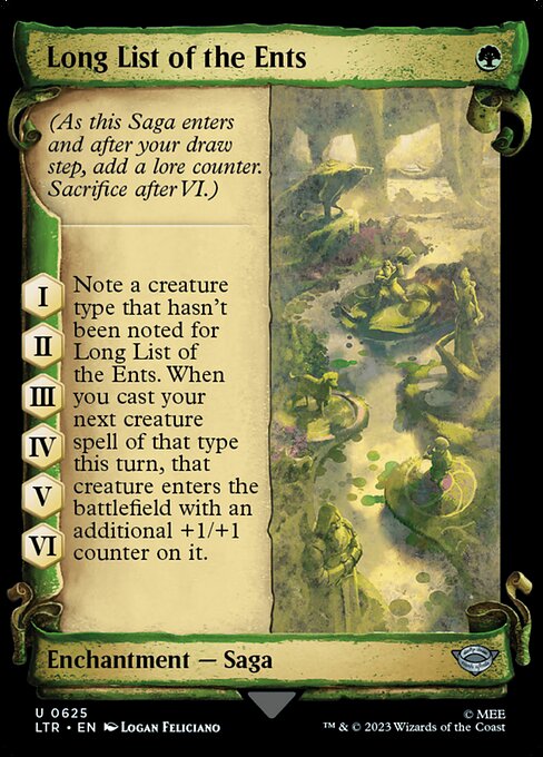 Long List of the Ents - The Lord of the Rings: Tales of Middle-earth Uncommon Card