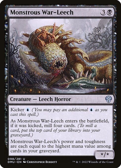 Monstrous War-Leech - Dominaria United Uncommon Card