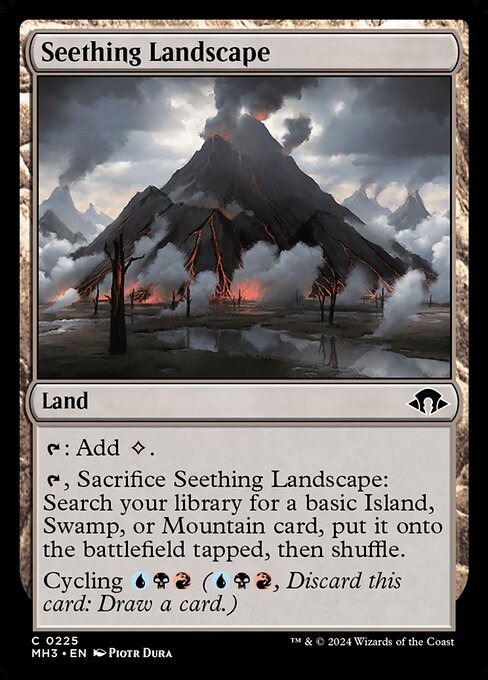 Seething Landscape - Modern Horizons 3 Common Card