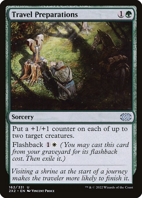 Travel Preparations - Double Masters 2022 Uncommon Card