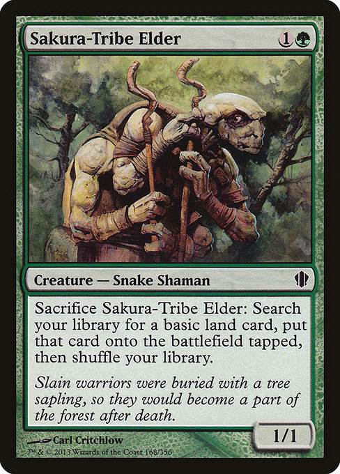 Sakura-Tribe Elder - Commander 2013 Common Card