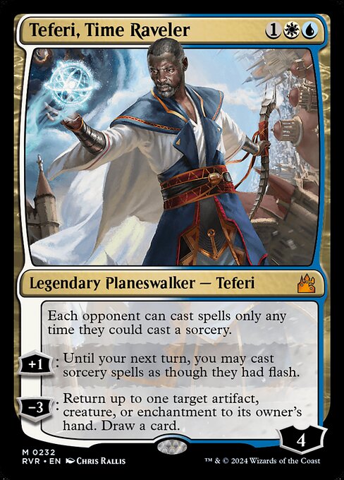 Teferi, Time Raveler - Ravnica Remastered Mythic Card