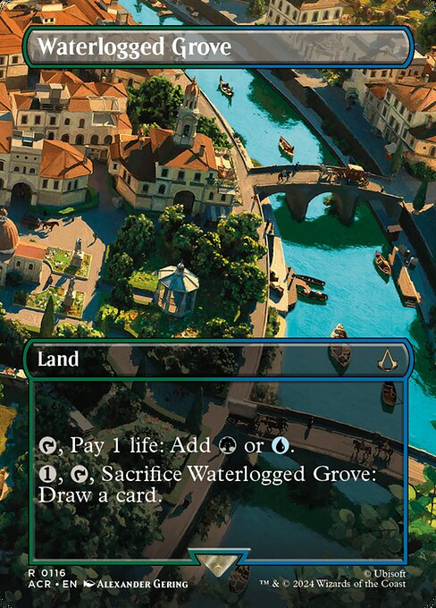 Waterlogged Grove - Assassin's Creed Rare Card