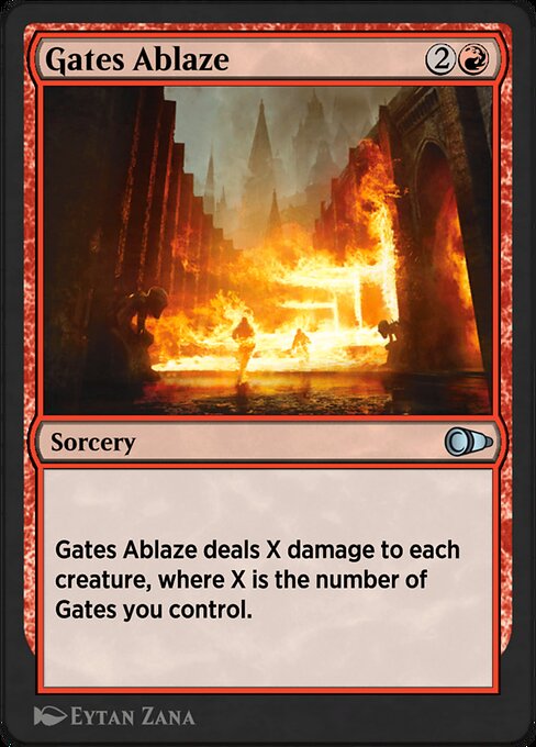 Gates Ablaze - Pioneer Masters Uncommon Card