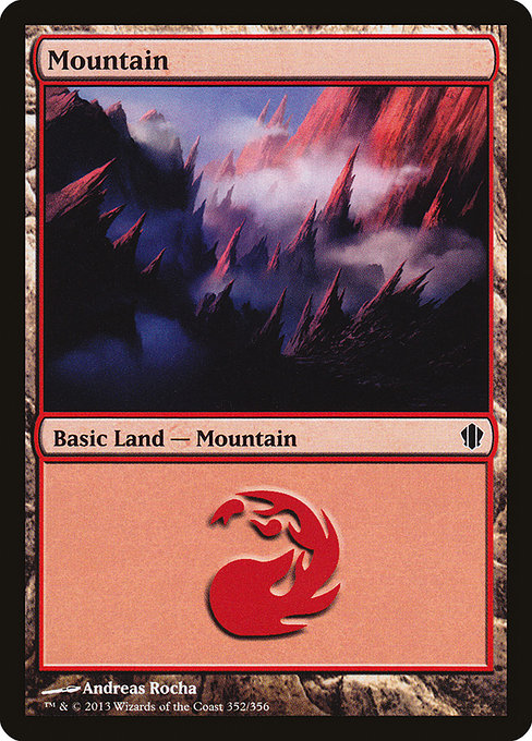 Mountain - Commander 2013 Common Card