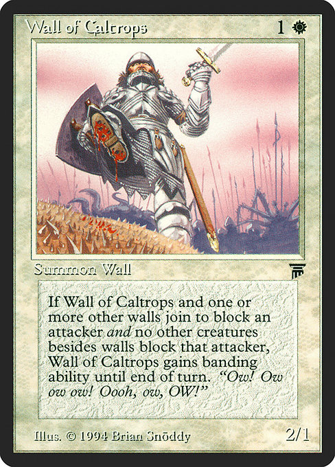 Wall of Caltrops - Legends Common Card